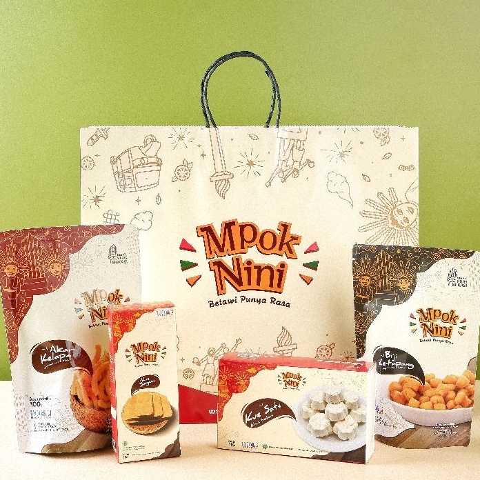 

DZCR7076㊙ PAKET OLEH OLEH KHAS BEKASI JABANIN | Oleh Oleh Betawi | Mpok Nini ㊗