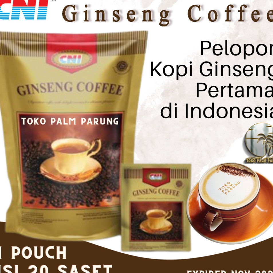 

Dijamin Ori>/ Kopi Ginseng CNI Pioneer Kopi Ginseng No 1 di Indonesia Perpaduan Kopi Arabika Robusta Dan Ginseng