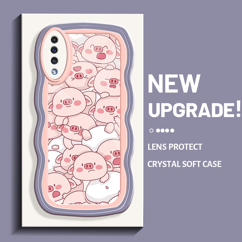 Casing Ponsel untuk Samsung galaxy A50 A50s A30s A30 A20 A20s M10s M30s M21 M10 Case kartun merah mu