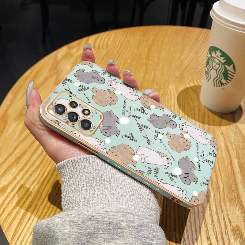 Case Ponsel untuk Samsung A52 5G A52s 5G A51 M40s M51 Case pelindung kamera HP pelindung kamera penu