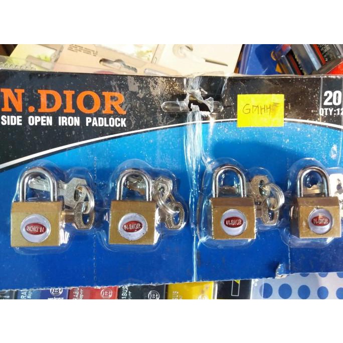 >>>>>] Gembok Koper Kecil N Dior 20mm