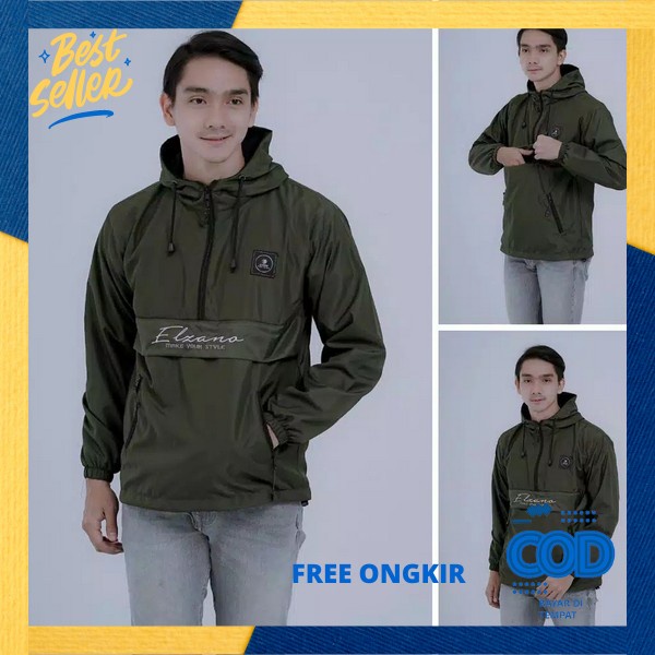 Jacket Musim Dingin Berkualitas Jeker Resleting Cowok Hangat Jakrt Polos Tebal Sport Touring Pendaki