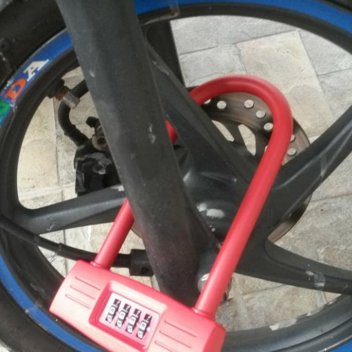 Kunci Gembok Motor Anti Maling Pakai Pasword Gembok Pagar Pin Pasword