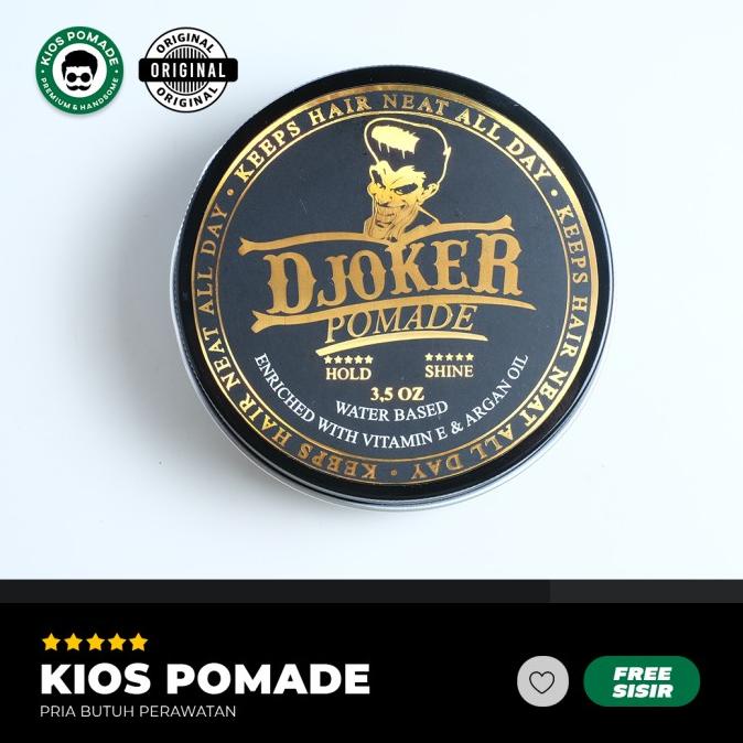 DJOKER POMADE WATER BASED GRAPE SCENT Aroma Wangi Anggur