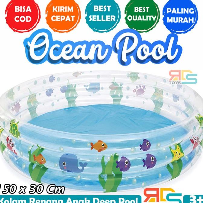 Bestway 51004 Kolam Renang Anak Mandi Bola / 150 x 30 Cm Kolam Karet