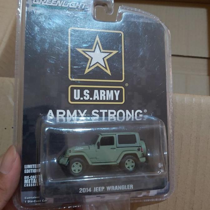 greenlight 2014 jeep wrangler us army