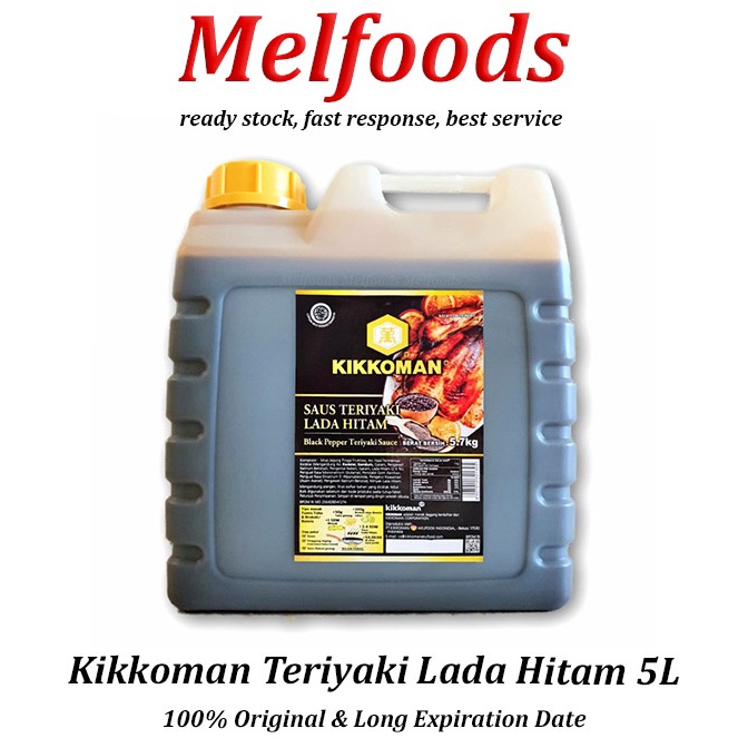 

Kekinian.. Kikkoman Teriyaki Lada Hitam HALAL 5L - Saus Teriyaki Blackpepper 49