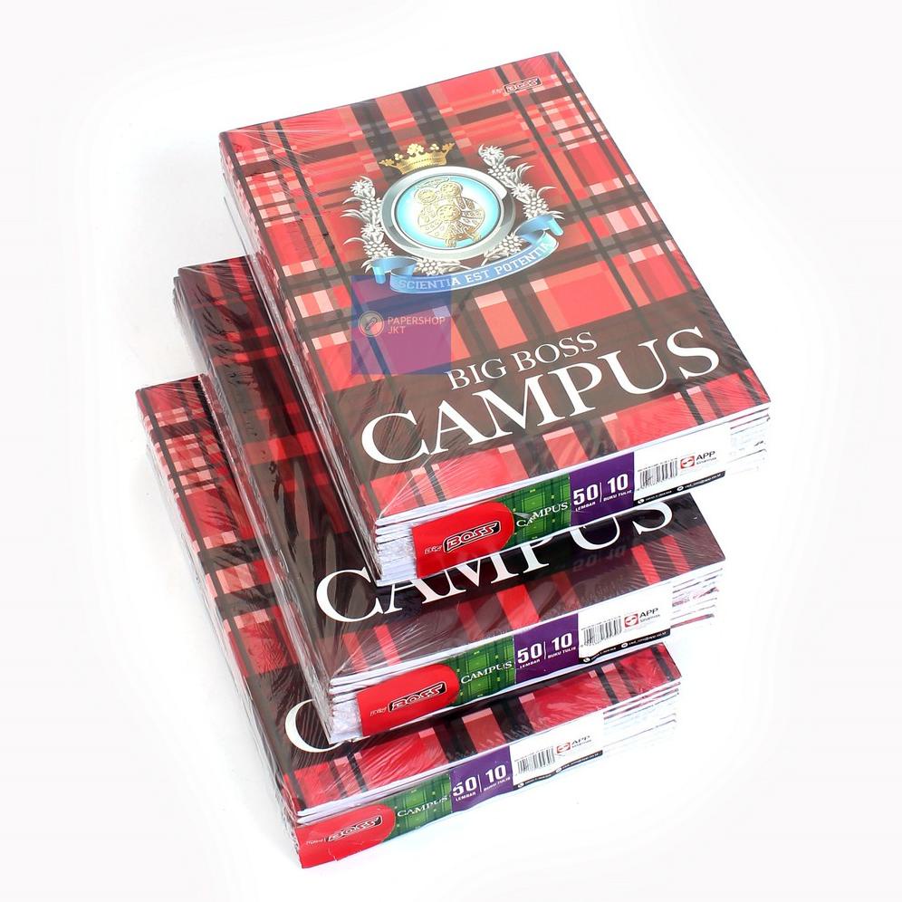 

8.8 [Discount] Big Boss - Exercise Book - Buku Tulis Campus 50 Lembar New !!