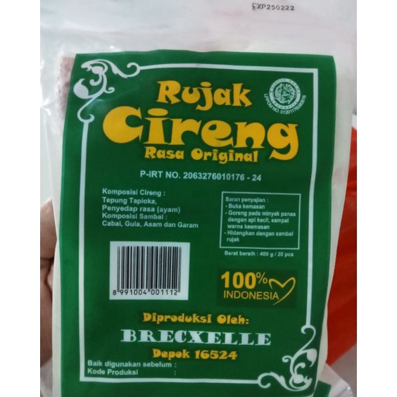 

『Perdana』 Rucir Cireng Brexcelle ORI + Bumbu Rujak