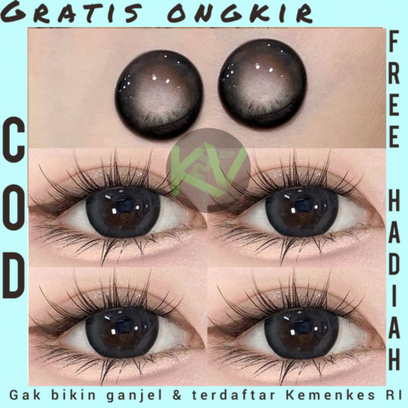 LEA SOFTLENS HITAM PEKAT PREMIUM DIAMETER 15MM SOFTLENS DIAMETER 15 MM SOFTLENS BLACK NATURAL