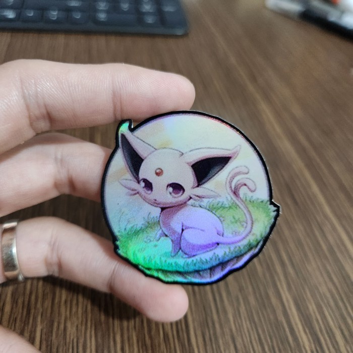 

Sticker Hologram Anime - PSH1908 - Pokemon - Eeveelution - Espeon