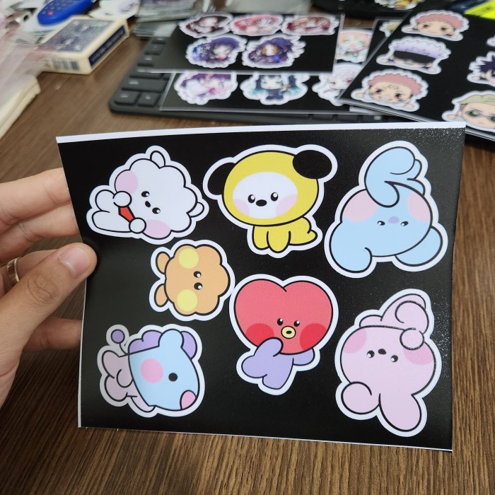 

Sticker Anime Set - PSS0015 - BTS 7pcs