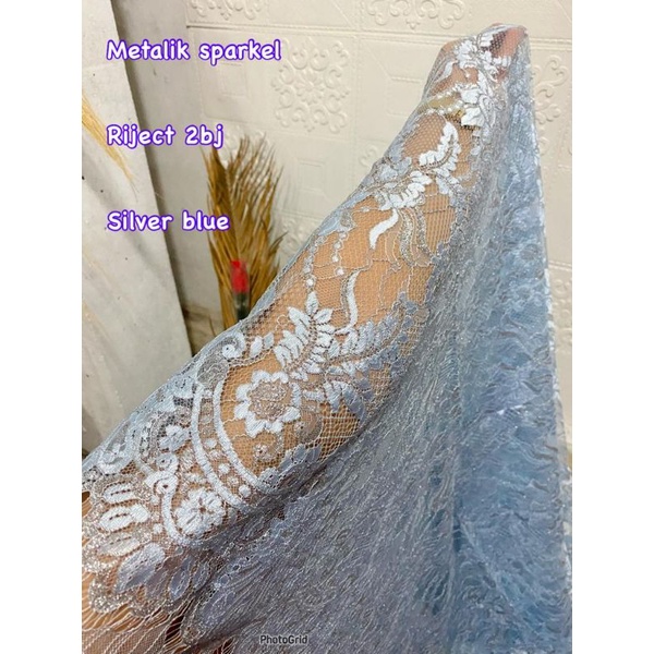 KAIN KEBAYA METALLIC CANTILI RIJEK 1,5M