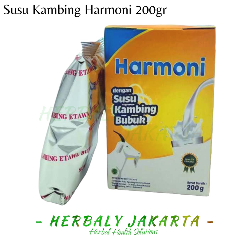 

Susu Kambing Etawa Bubuk Original Harmoni 200 gram BPOM Original
