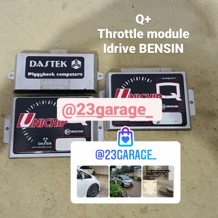 {Bekas} Dastek Unichip qthrottle module idrive bensin untuk jazz brio - QTM idrive Berkualitas