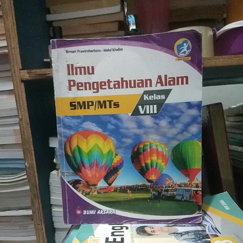 buku ilmu pengetahuan alam untuk SMP kelas 8 penerbit bumi aksara