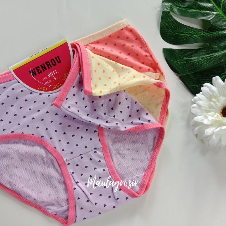 Lusinan 12 Pcs Celana Dalam Wanita Dewasa Wenrou