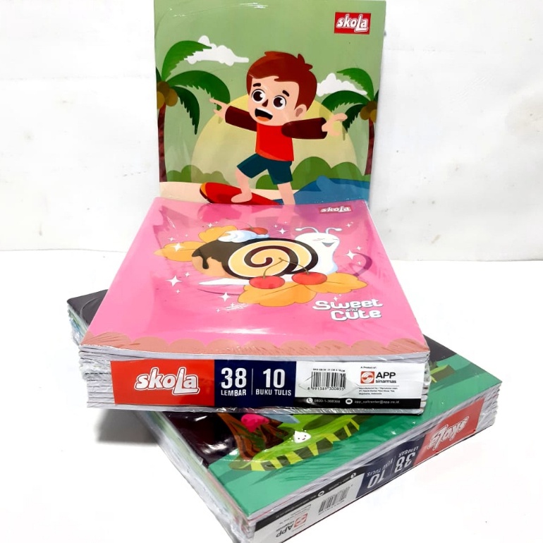 

GHDJ6581㊡ Harga Grosir (1packs/10buku) BUKU TULIS SIDU 38 LEMBAR ORIGINAL (EDISI BARU SKOLA ) ㊩