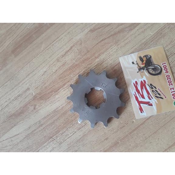 gear depan Suzuki TS125 mata 13 Gear Suzuki TS 125 gir depan Suzuki TS125