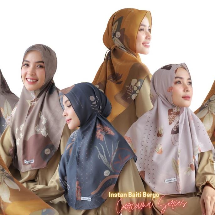 Hijabwanitacantik - Instan Baiti Curcuma|Hijab Instan|Jilbab Instan