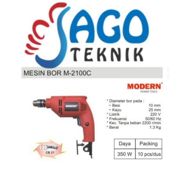 ```````] Mesin Bor Modern M 2100 C / M-2100C / M-2100 C