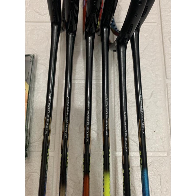 Raket Badminton APACS NEW ACCURATE 77 kuat 35 LBS + bonus grip