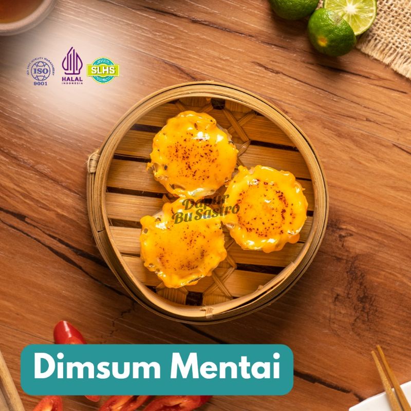 

Dimsum Mentai isi 10 pcs Halal Bisa Request Matang / Frozen