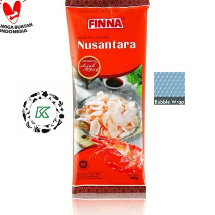 

Best Terlaris FINNA NUSANTARA kerupuk udang Premium 380gr Halal READY