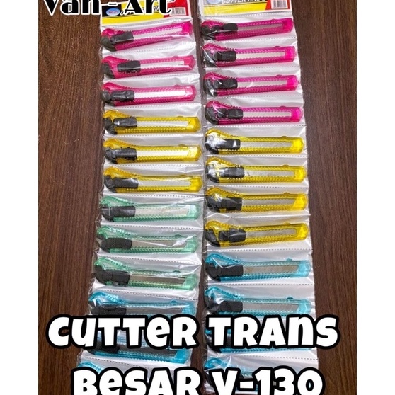 

➼Diskon ZKIFM (HARGA 1 LUSIN) Cutter, pemotong, pisau, cutter transparan warna, alat potong, cutter renteng murah V90 ≛Baru