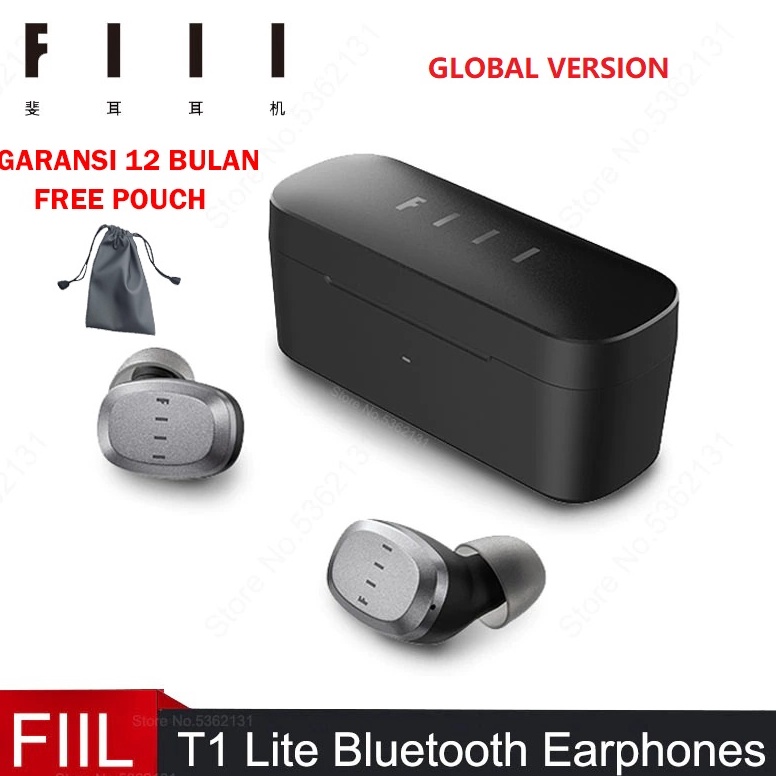 Stok Terbatas.. Fiil T1 Lite ENC TWS Earphone Earbud Bluetooth 5.2 Gaming IPX7