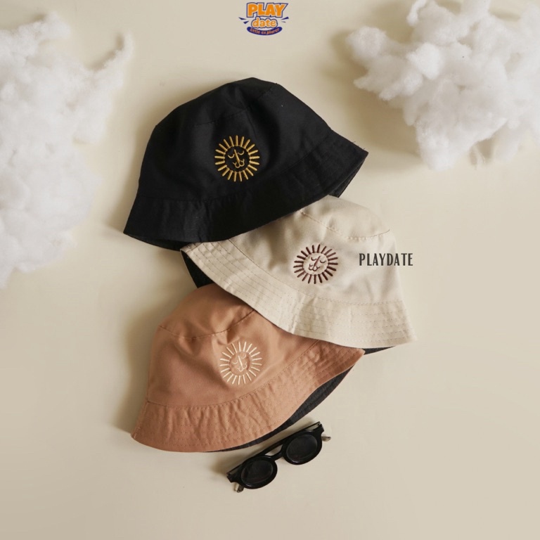 TERBARU. Bucket Hat Anak Polos / Topi Anak Kids Polos Perempuan Laki Laki Cewe Cowok Korea Lucu Mura