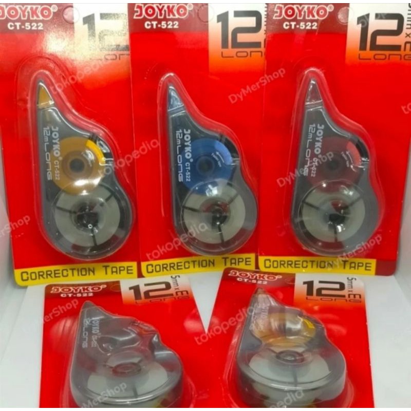 

Tipex Kertas Joyko CT522 Correction Tape 12 Meter Tipex Tarik