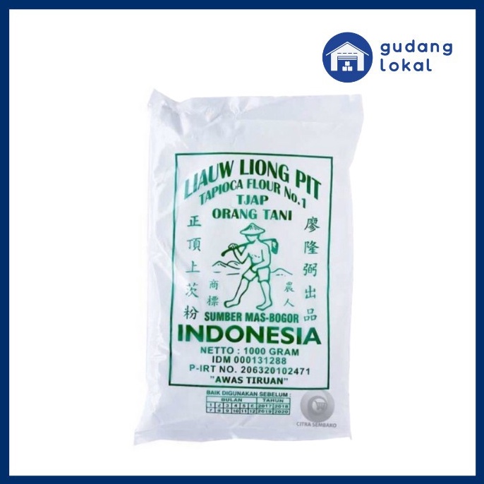 

Terlaris.. Sagu Tani Liaw Liong Pit 1Kg - Tepung Tapioka 66