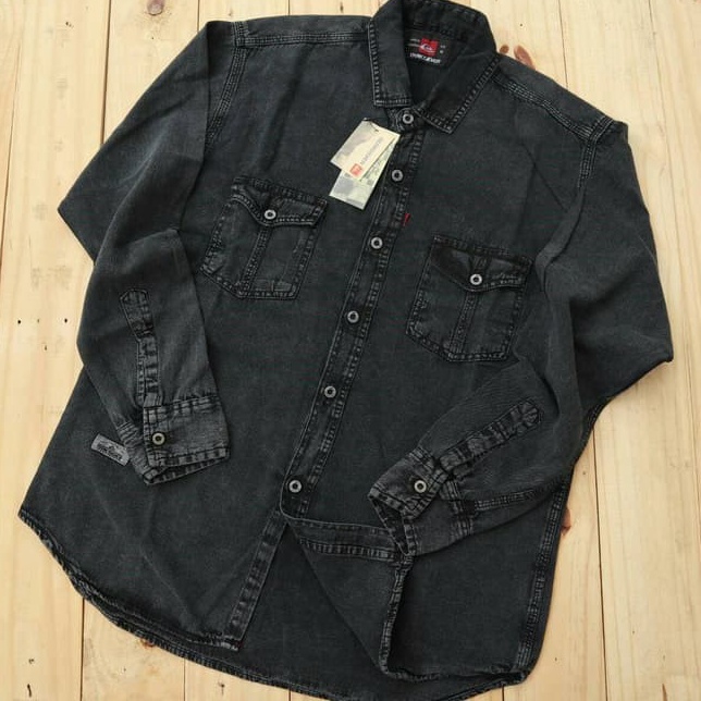 Pilih Ini Baju Kemeja Levis Jeans Lengan Panjang Cowo Laki Pria Import Wa WI126  Jeans Premium