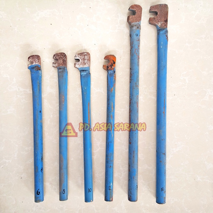Kunci Besi Bulat Pipa [6-16mm] / Alat Pembengkok Besi Beton Tekuk