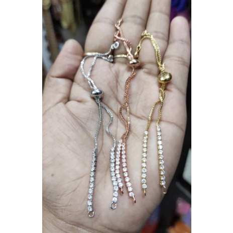 IdQ6c6B gelang tangan serut italy permata bulat
