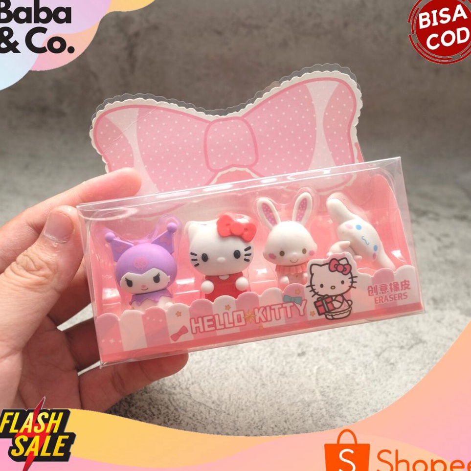 

Model Terkini✩ G8Z00 PENGHAPUS SANRIO FAMILY BOX MEWAH KT1203-01 PENGHAPUS HELLO KITTY 1 SET ISI 4 PCS PENGHAPUS LUCU UNIK MURAH ALAT TULI SEKOLAH KANTOR ATK MURAH BISA COD Q33 ➞Ready Stock