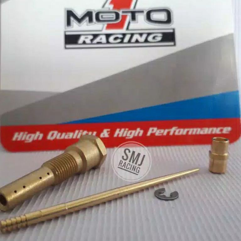 Murah Meriah.. Jarum skep JJH set Nozzle Nozel 8 holle Moto1 needle jet set karbu pwk 24.26.28.30.32
