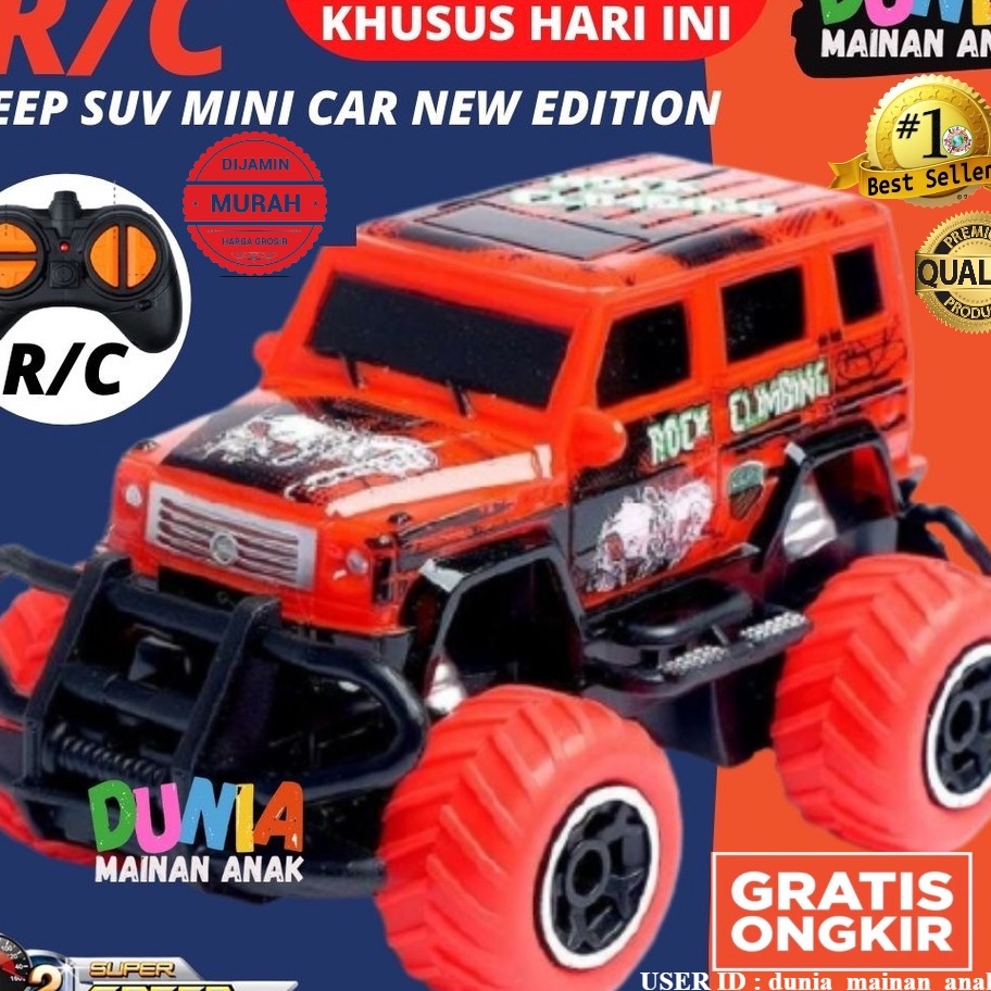 HNJF0863㊯ (BISA COD) Mainan Mobil Remot Kontrol / RC Offroad / Rock Crawler Mobil Jeep Remote Contro