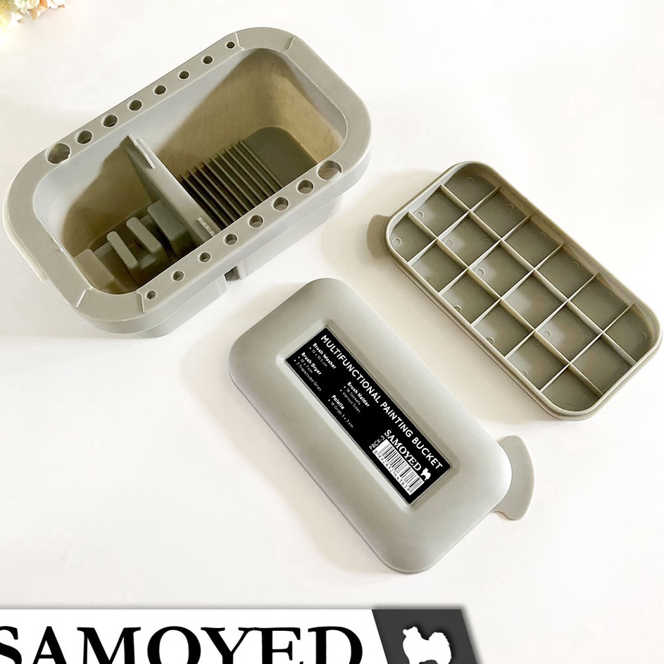 

❆Terkini PRNRW Bak / Ember Lukis / Tempat Pencuci / Pengering / Gantungan Kuas / Palet Cat / Multifunction Painting Bucket / Barrel / Brush Washer / Dryer / Holder / Palette Samoyed PBCK-3 T79 ➾Laris