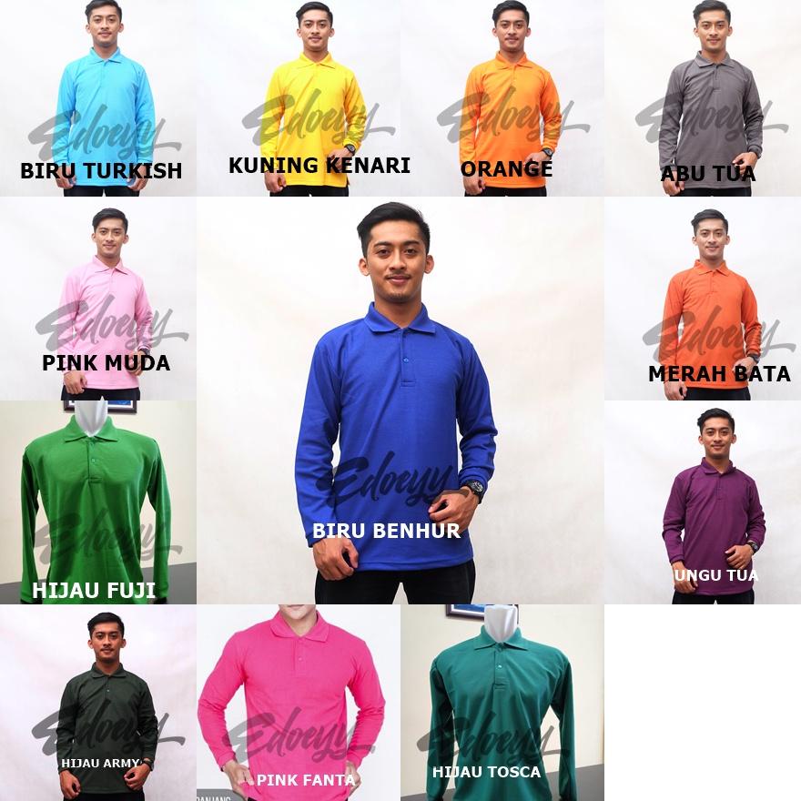 Special - Kaos Polo Lengan Panjang - Kaos Kerah Lengan Panjang - Polo Shirt Lengan Panjang - Baju Be