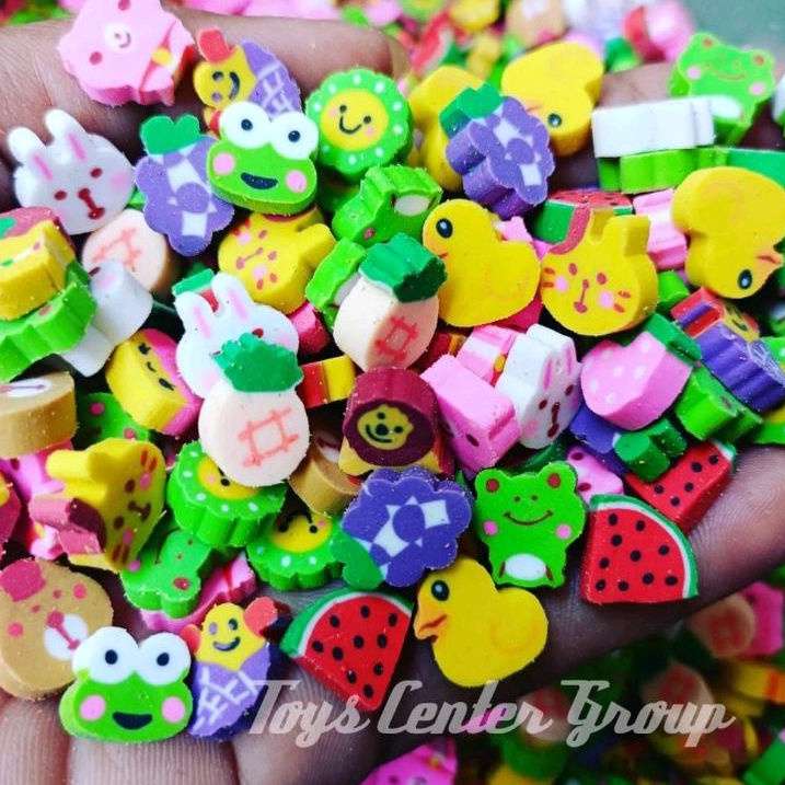 

✓ 100pcs penghapus karakter mini