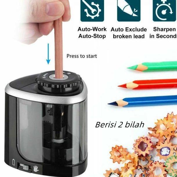 

8.8 [Big Sale] Rautan Pensil Elektrik / Pencil Sharpener - Tenwin 8005/ Dilengkapi 2 Mata Pisau New !!