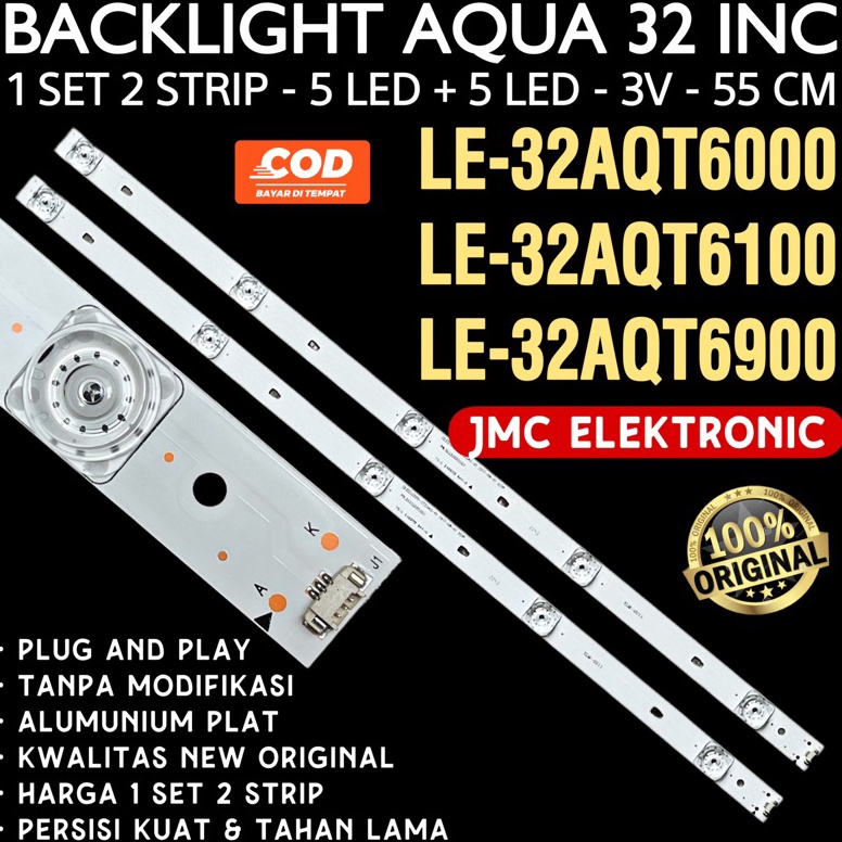 CHEKOUT BACKLIGHT TV AQUA 32 INC LE32AQT6000 LE32AQT6100 LE32AQT6900 LE-32AQT6000 32AQT6100 32AQT690