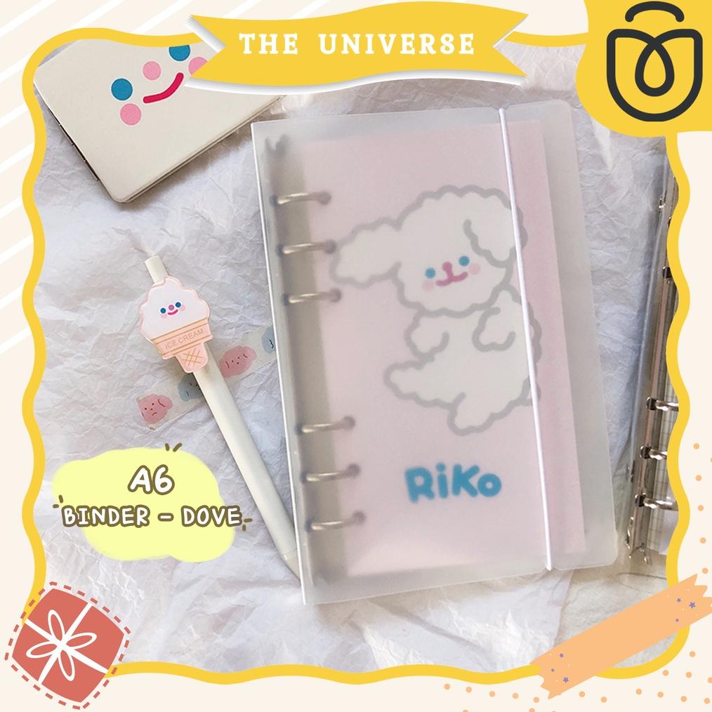 

Diskon [The Universe] 6 Ring Binder A6 Matte Aesthetic Binder Transparan Dove - St008