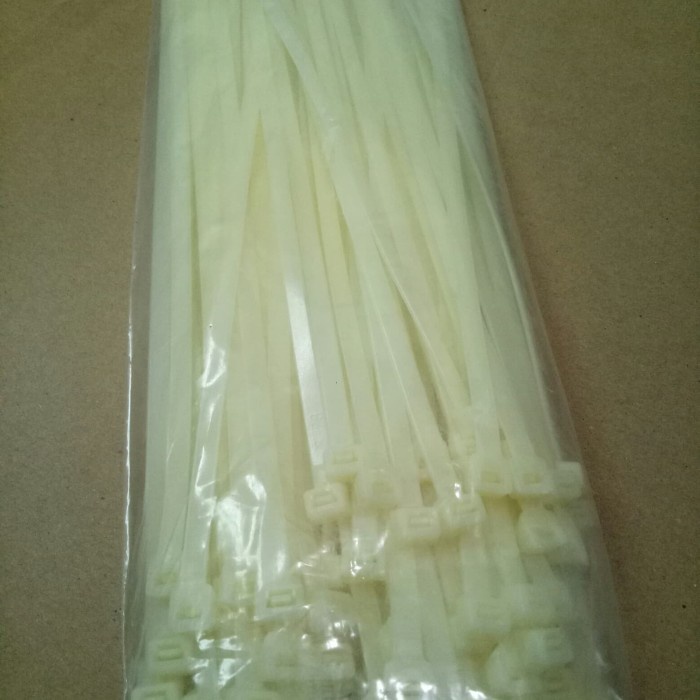 

Terlaris Kabel Tis Ties 45Cm Lebar 7.9Mm 100Pcs Putih Premium