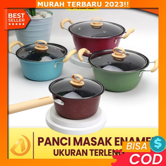 Panci Tutup Kaca Anti Lengket Perlengkapan Dapuur Murah Viral Pani Rebus Mie Rebus Pancii Banyak Uku