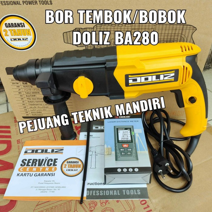 Mesin Bor Beton Doliz Ba280 / Rotary Hammer Doliz Ba 280 / Mesin Bobok