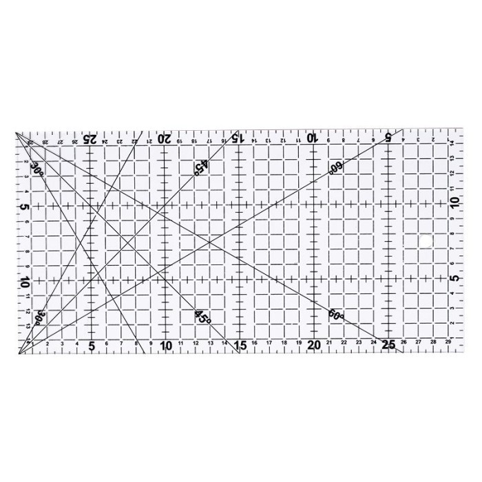 

Ggaris Jahit Quilting Ruler Patchwork Ruler Ggaris Pola