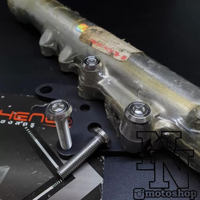 Probolt Stainless Baut Breket Kaliper Depan Ninja R Ninja Ss Ninja Rr